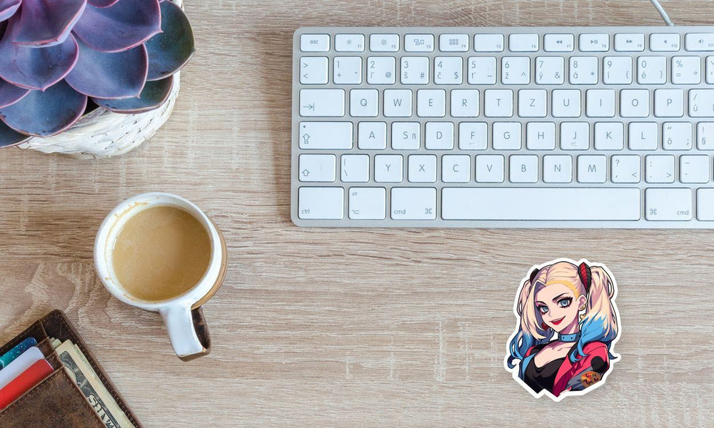 Aesthetic Harley Quinn DC Comics Sticker