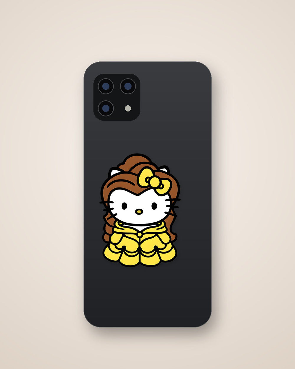 Hello Kitty X Disney Belle Kawaii Sticker