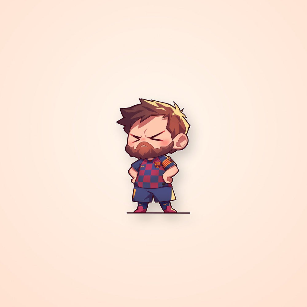 Soccer Messi Chibi Sticker