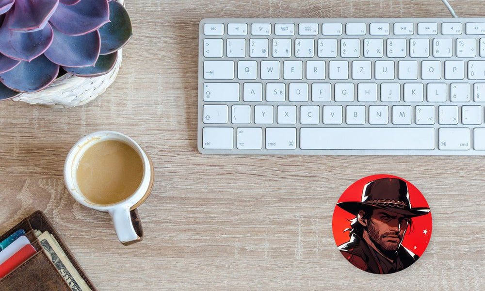 Rdr 2 Arthur Morgan Round Sticker