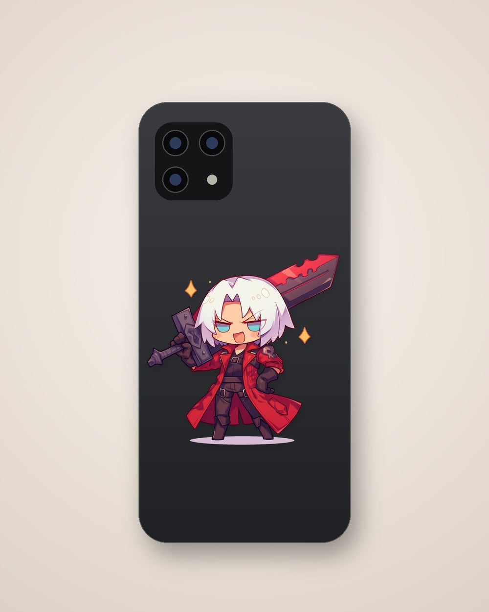 Chibi Dante Red Sword Sticker