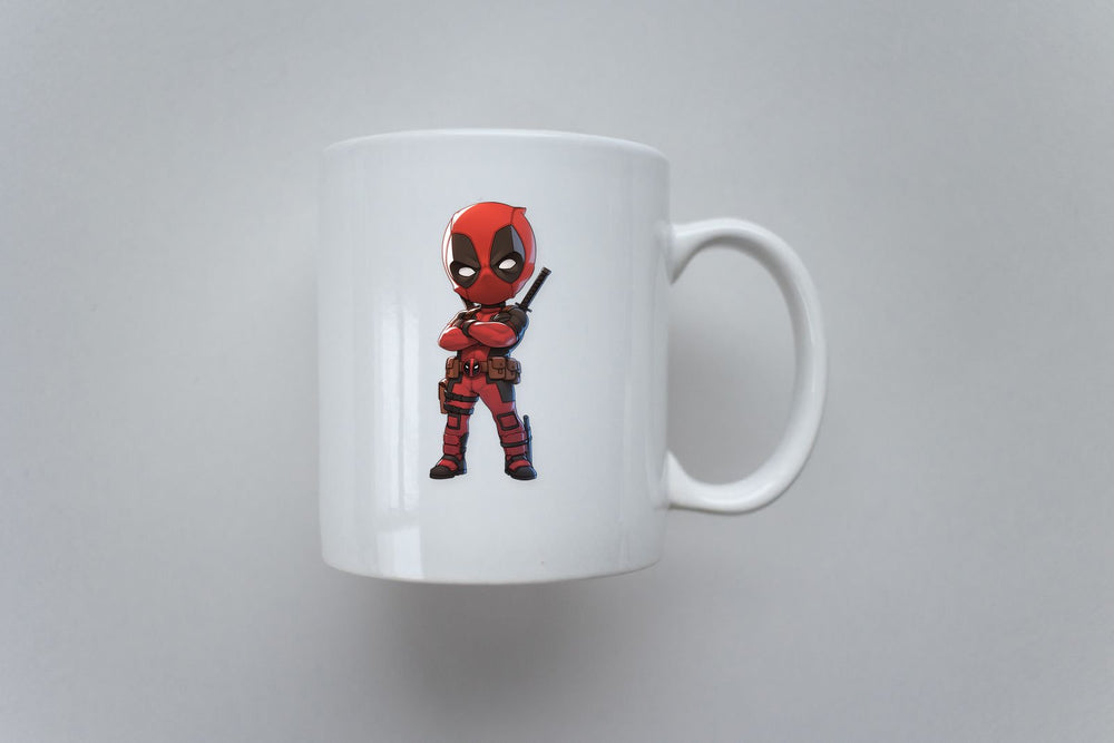 Deadpool Arms Crossed Chibi Sticker