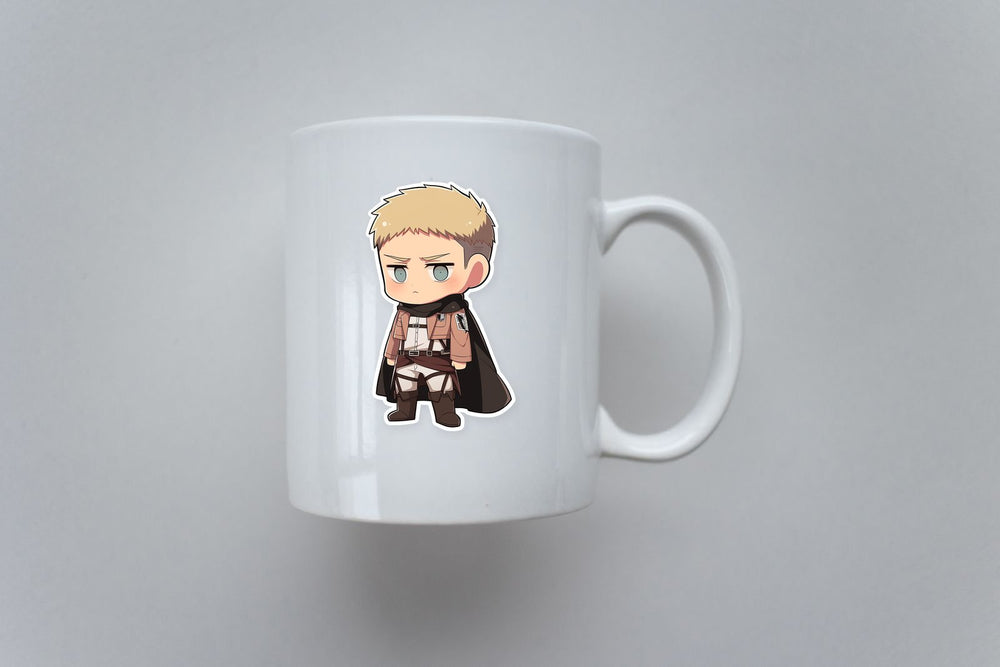 Chibi Reiner Braun Survey Corps Sticker