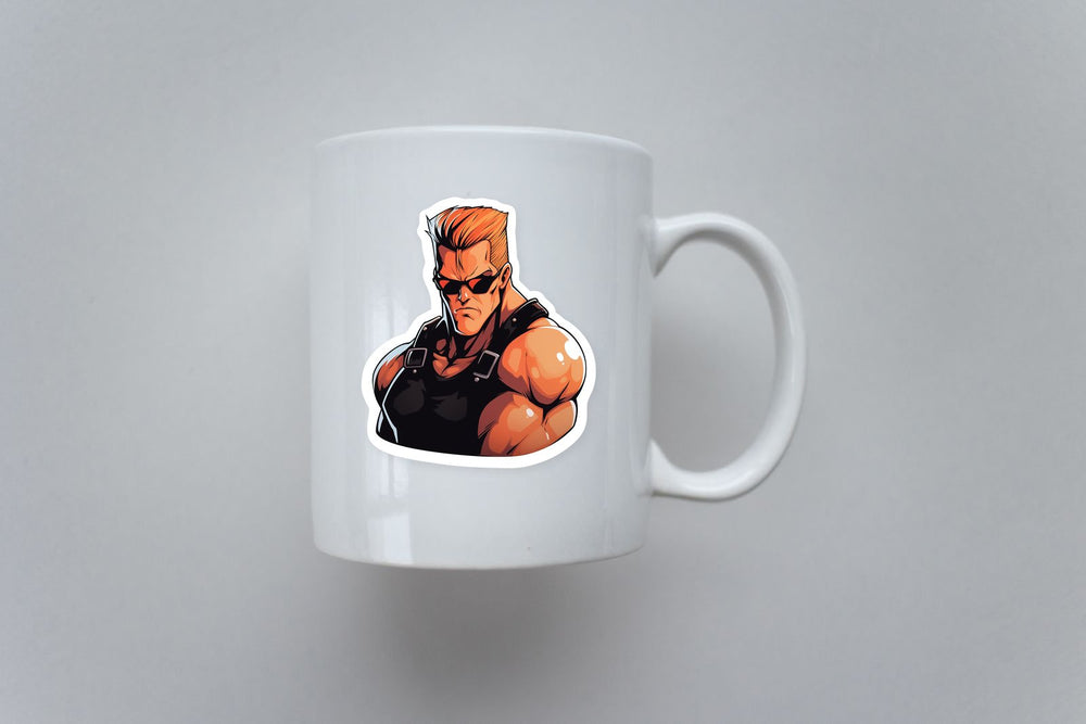 Cool Duke Nukem Sticker