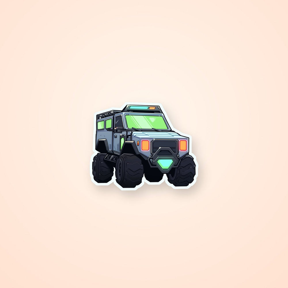 Cyberpunk Off-Road Car Sticker