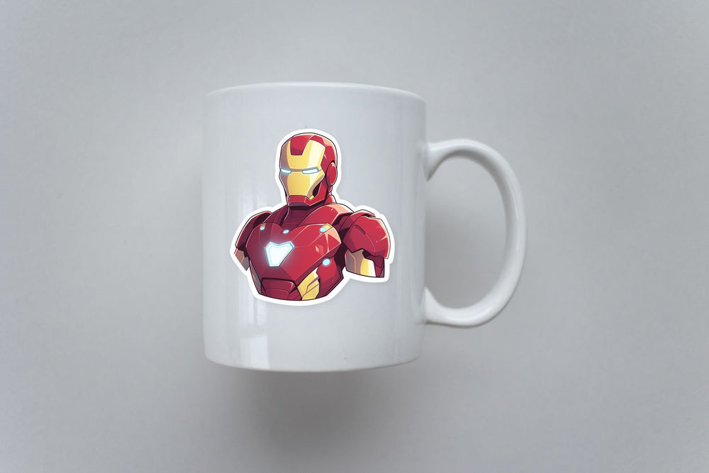 Marvel Iron Man Bust Sticker