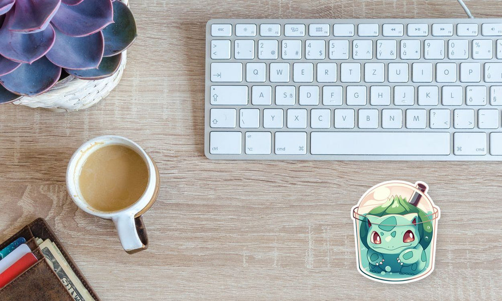 Bulbasaur Boba Unique Sticker