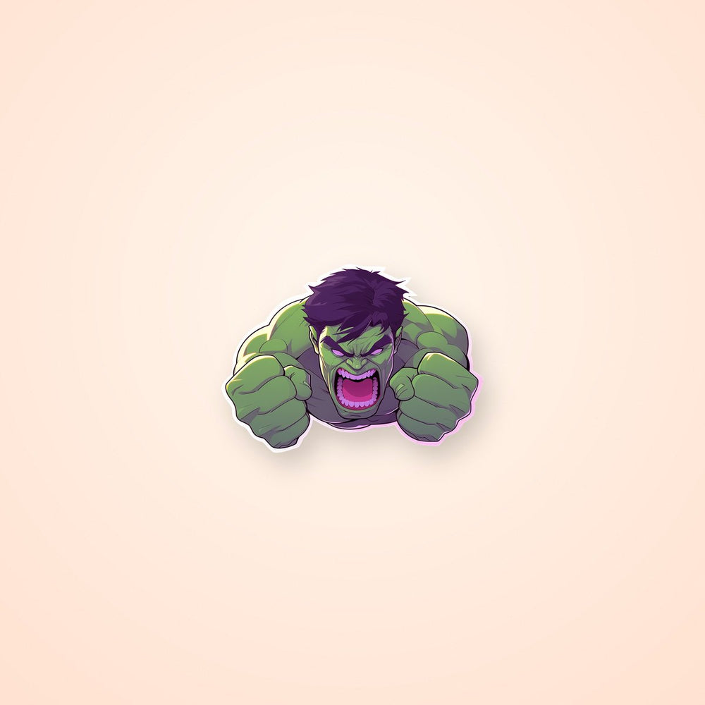 Marvel Evil Hulk Screams Sticker
