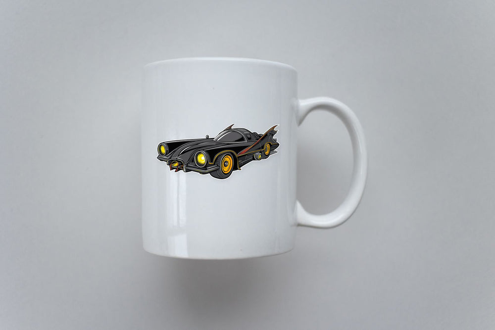 Batman Classic Batmobile Sticker