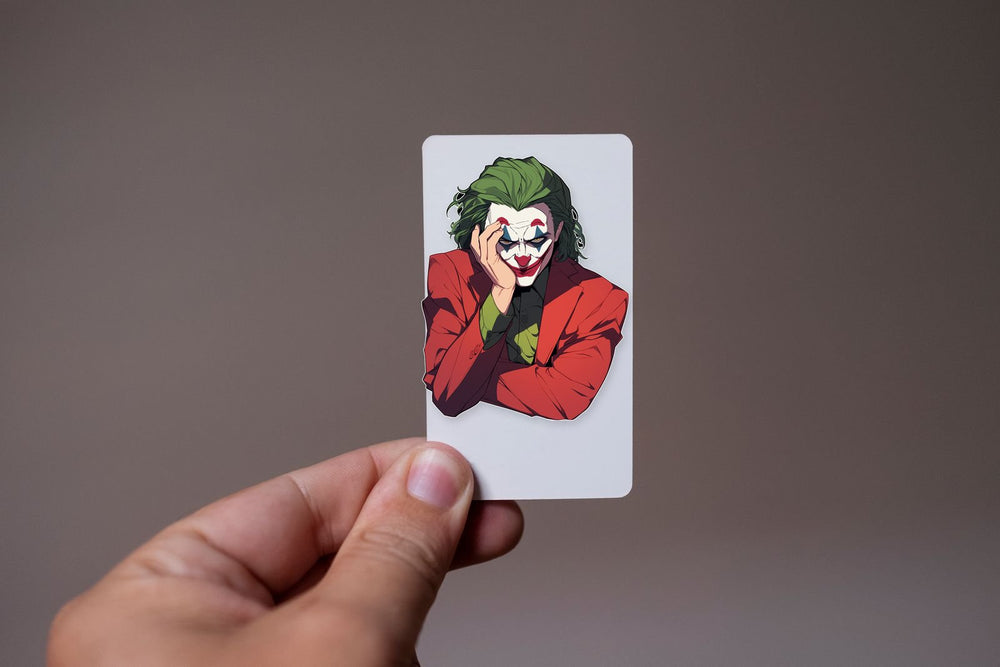 DC Joker Hand-On-Face Sticker