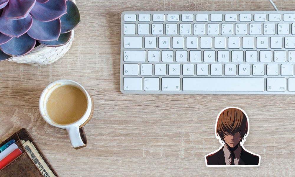 Death Note Angry Light Yagami Sticker