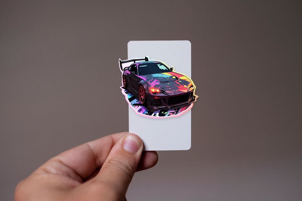 Street Racing Car Bright Sticker