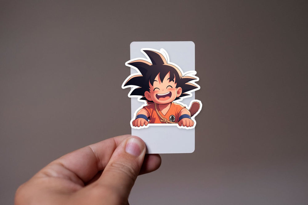 Happy Kid Goku Dragon Ball Sticker