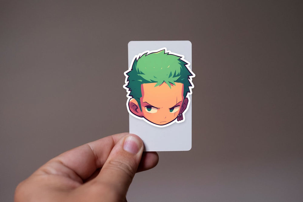 Roronoa Zoro One Piece Cute Sticker