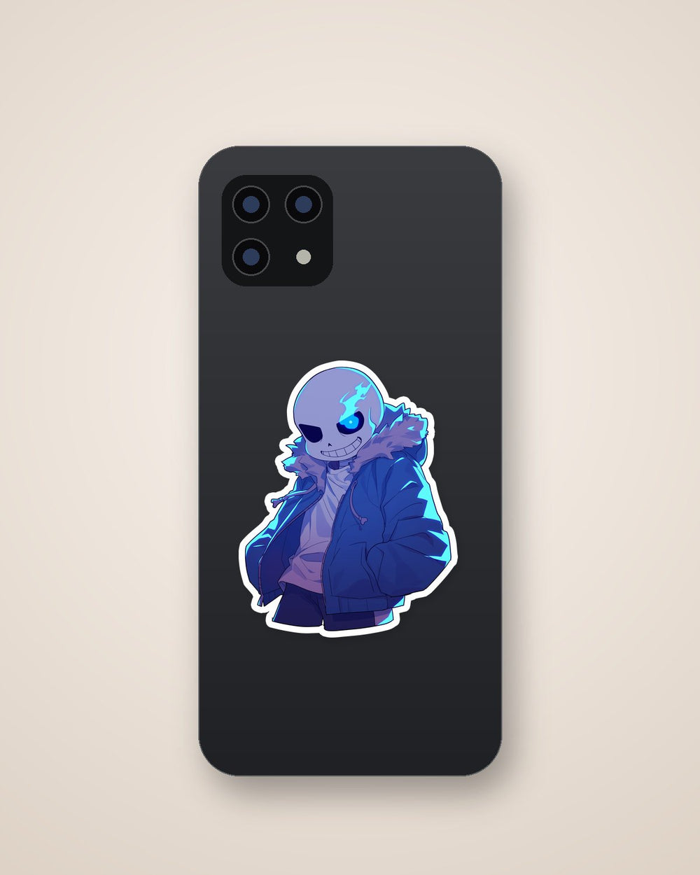 Undertale Sans Blue Flame Sticker