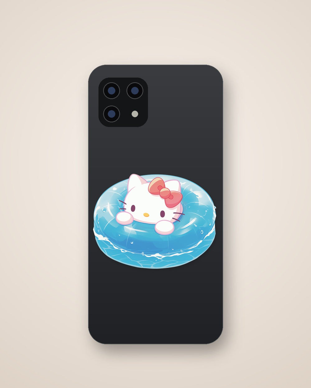Hello Kitty Pool Float Blue Sticker