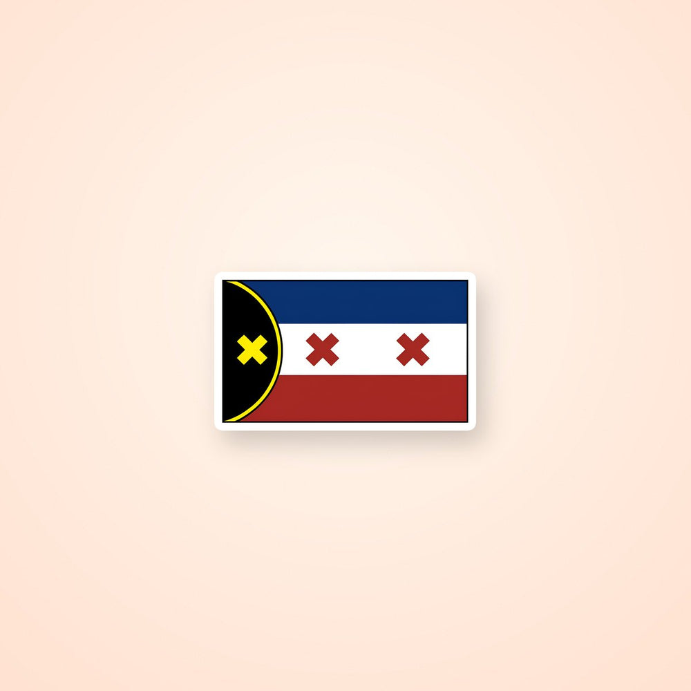 Dream Smp L’Manburg Flag Sticker
