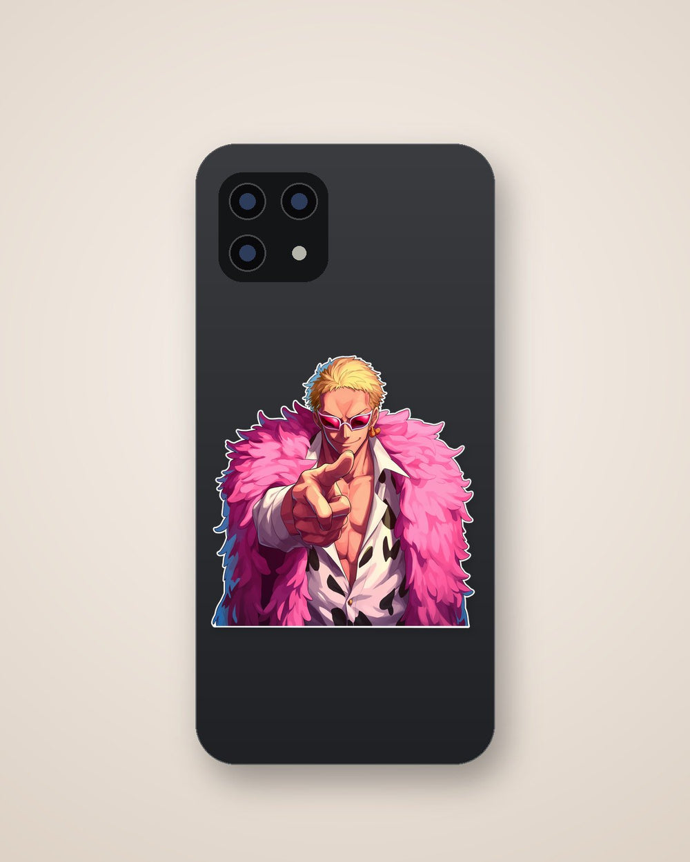 One Piece Doflamingo Pointing Sticker