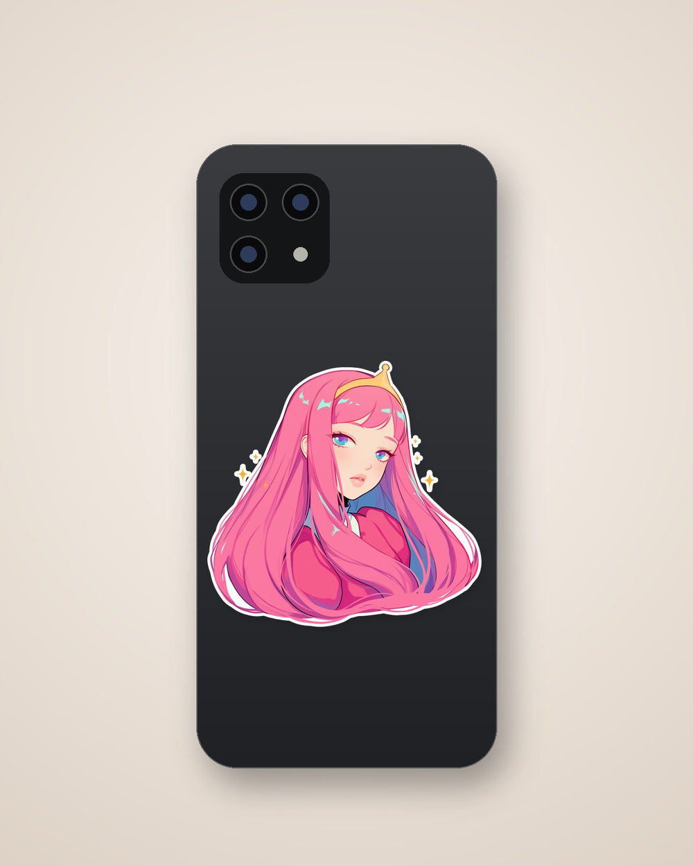 Princess Bubblegum Cute Anime Style Sticker