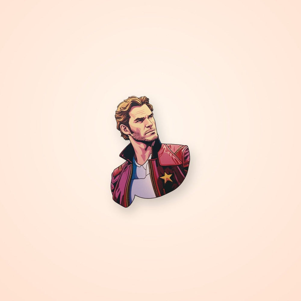 Aesthetic Side Glance Star-Lord Marvel Sticker
