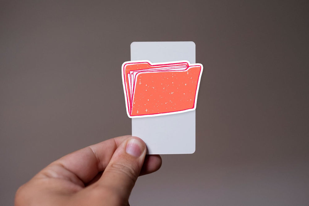 Cozy Folder Aesthetic Sticker