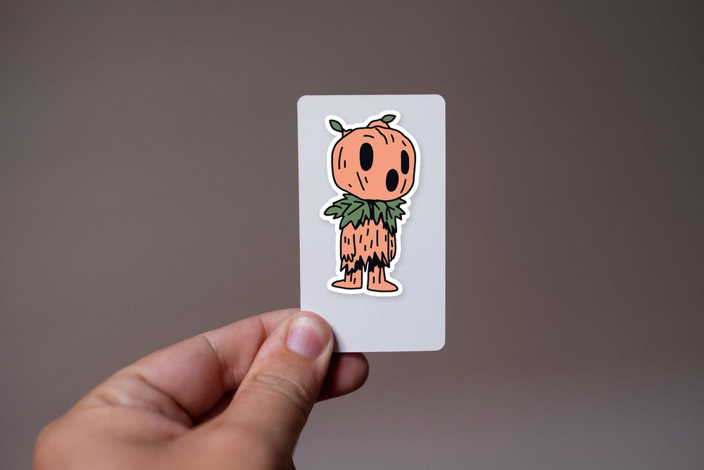 Pumpkin Creature Halloween Sticker