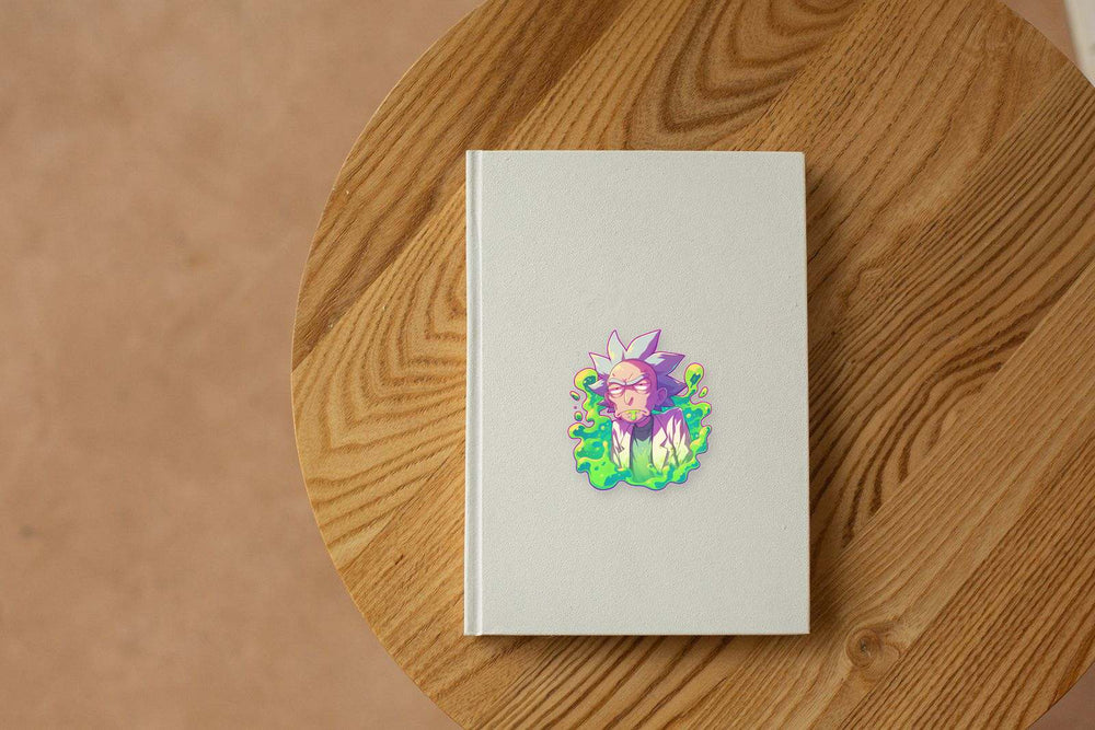 Rick and Morty Cool Green Sticker
