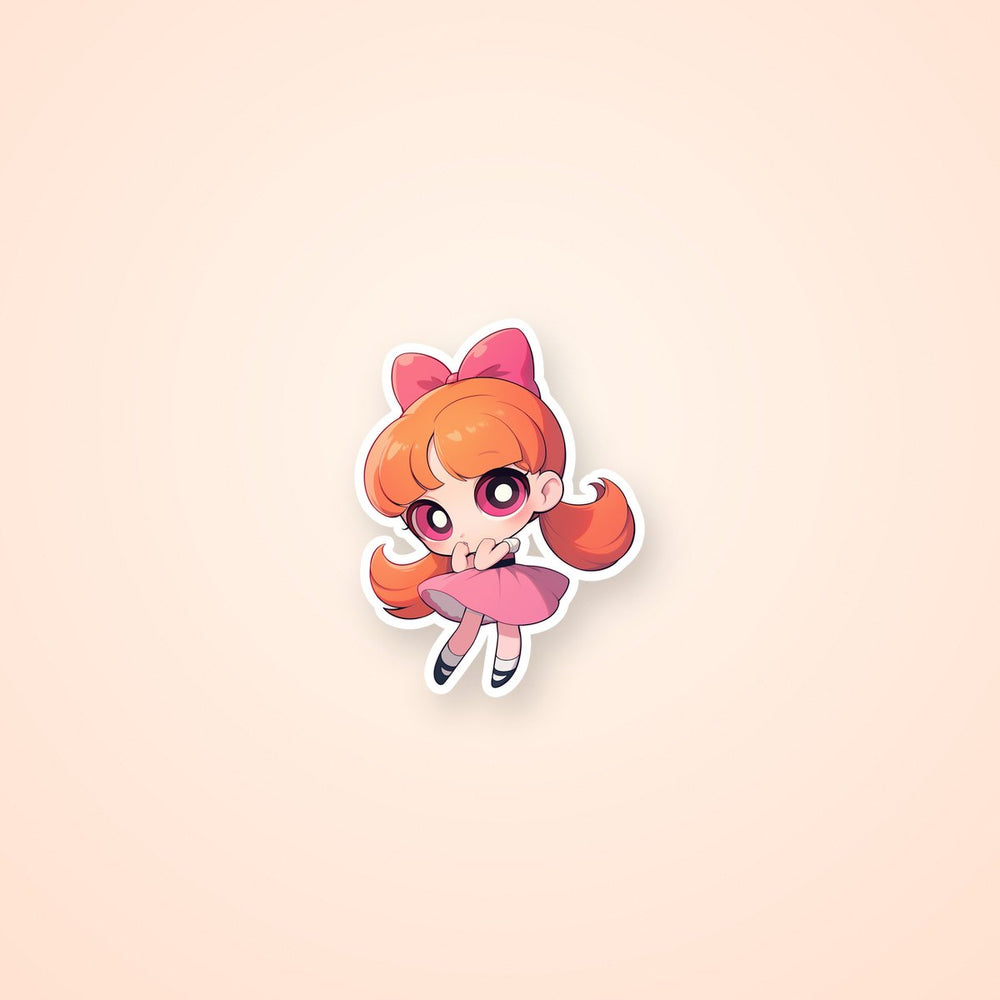 Powerpuff Girls Chibi Blossom Sticker