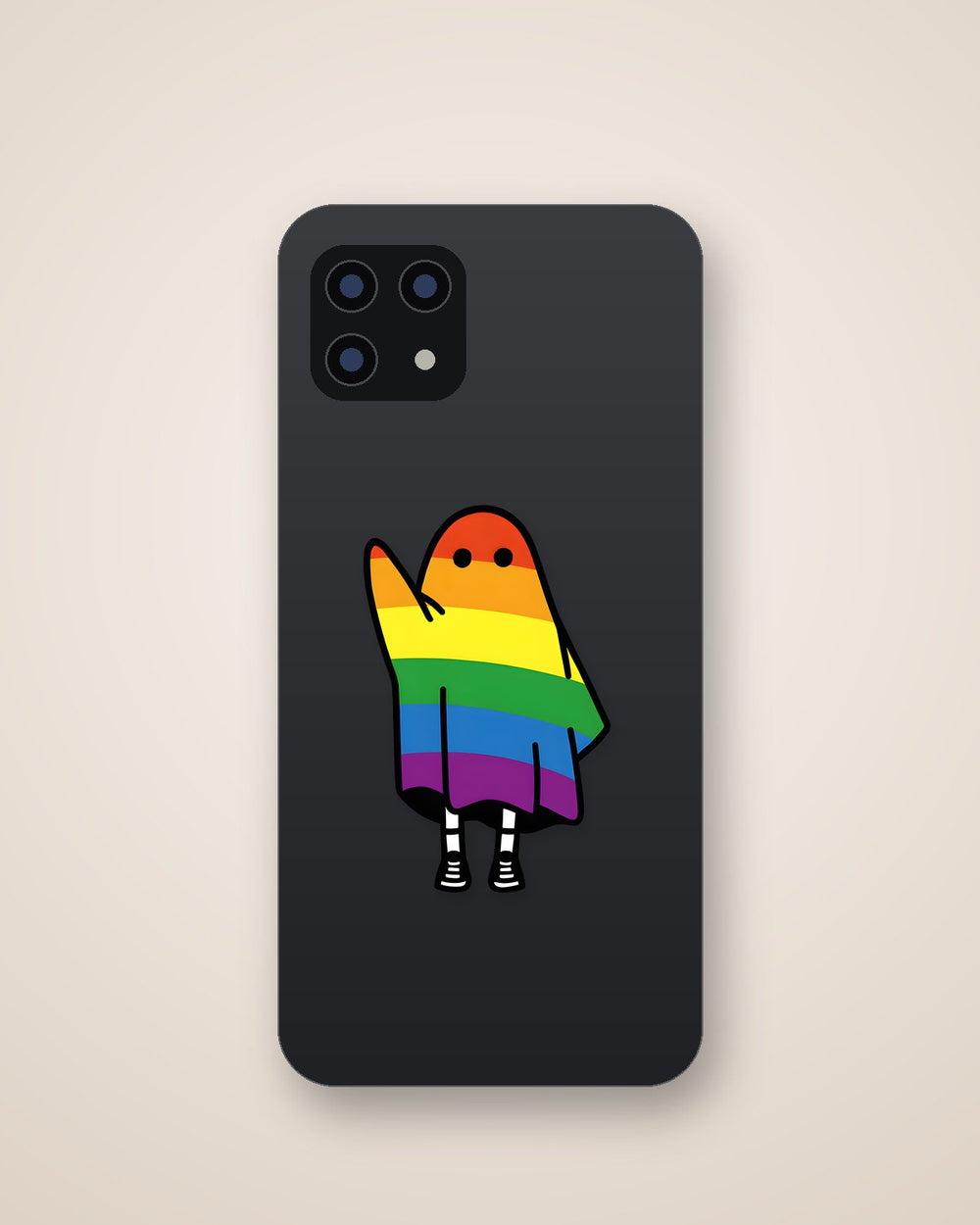 Lgbt Rainbow Ghost Pride Sticker