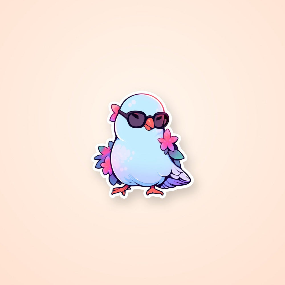 Cute Party Dove Sticker