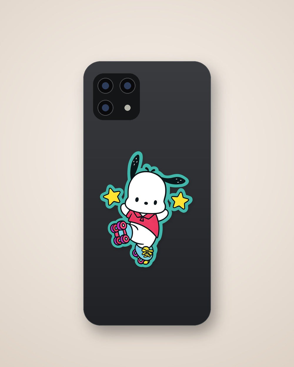 Pochacco Roller Skates Sticker