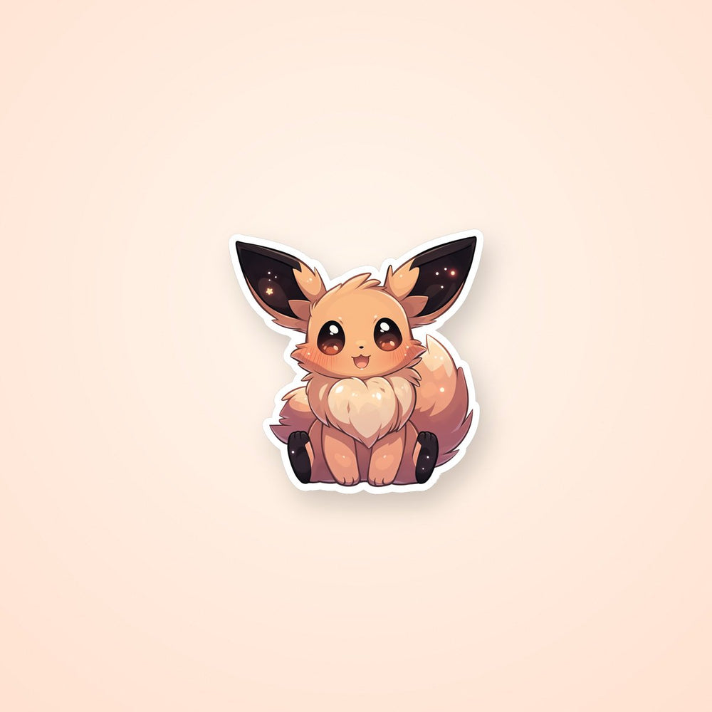 Cute Eevee Pokemon Sticker