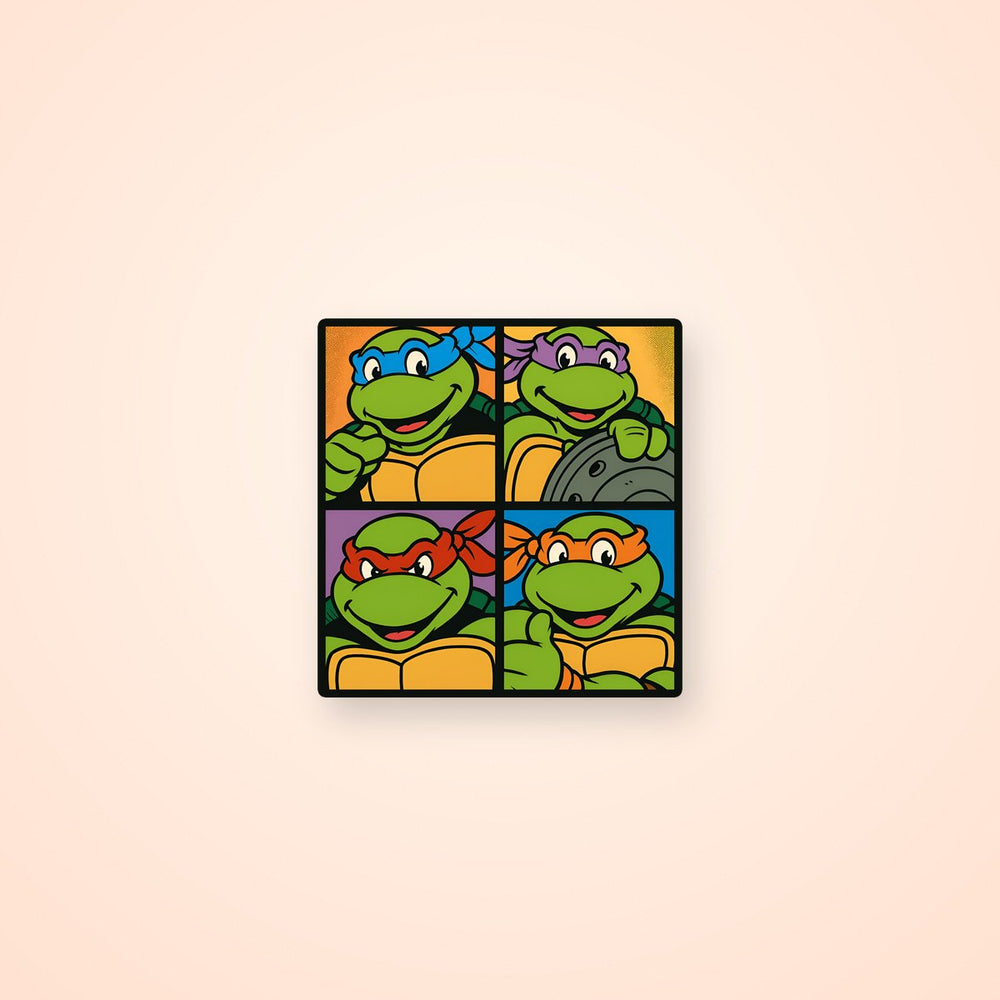 Tmnt Ninja Turtles Faces Sticker