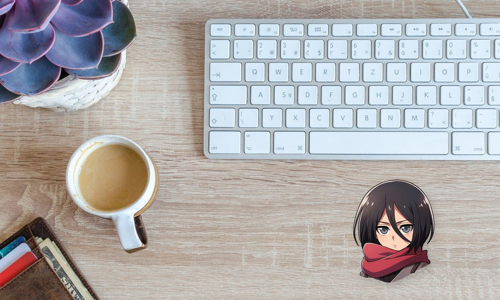 Attack on Titan Sad Mikasa Sticker