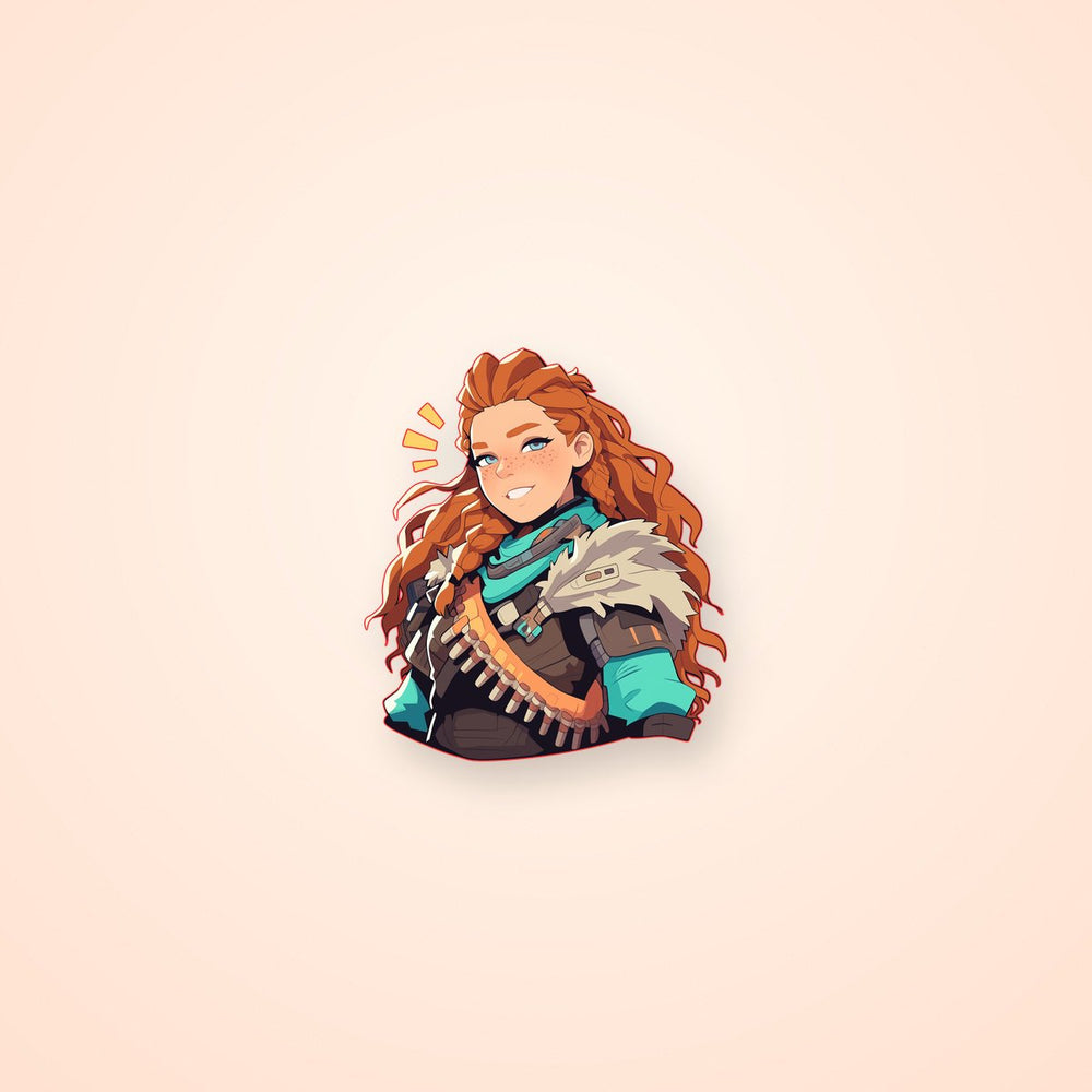 Cool Aloy Horizon Zero Dawn Sticker
