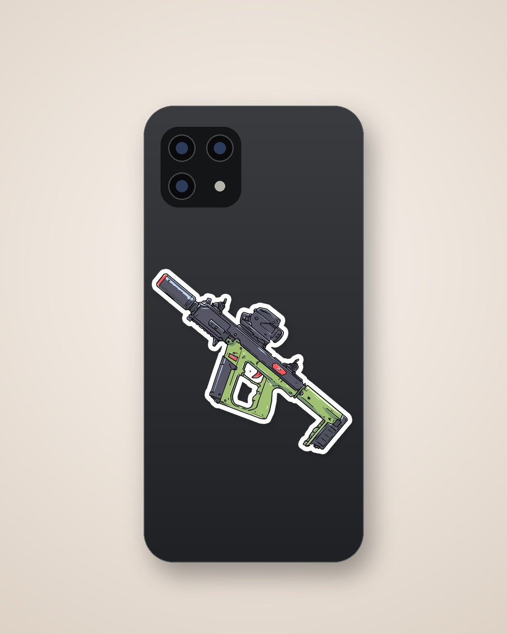 Tactical Paintball Gun Sticker