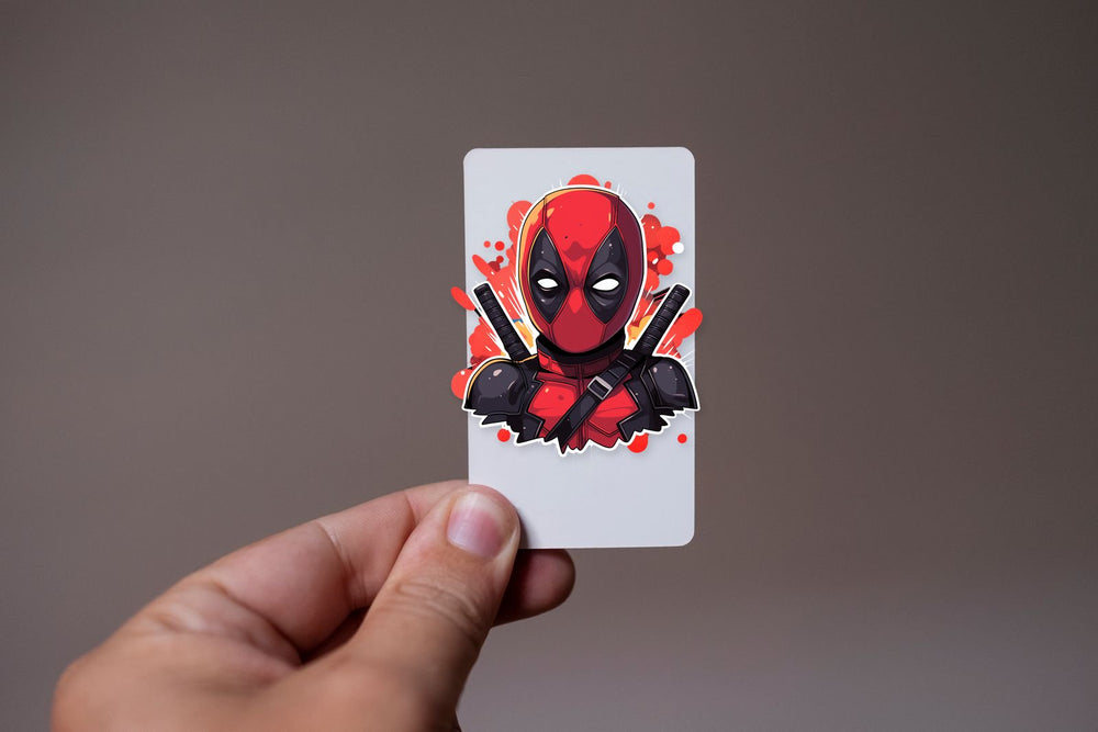 Marvel Chibi Deadpool Sticker