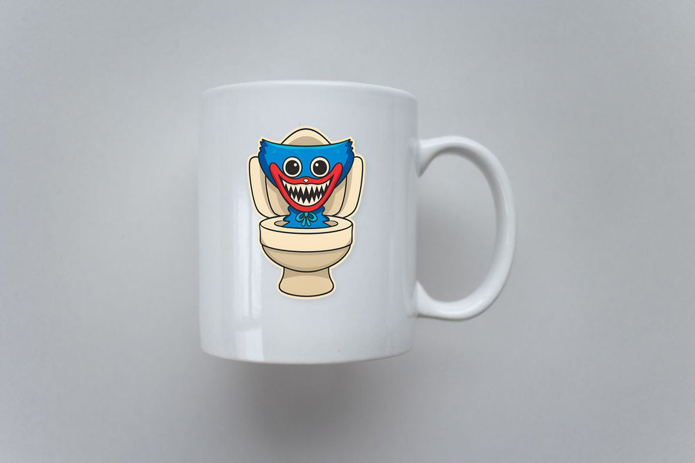 Huggy Wuggy Toilet Horror Sticker