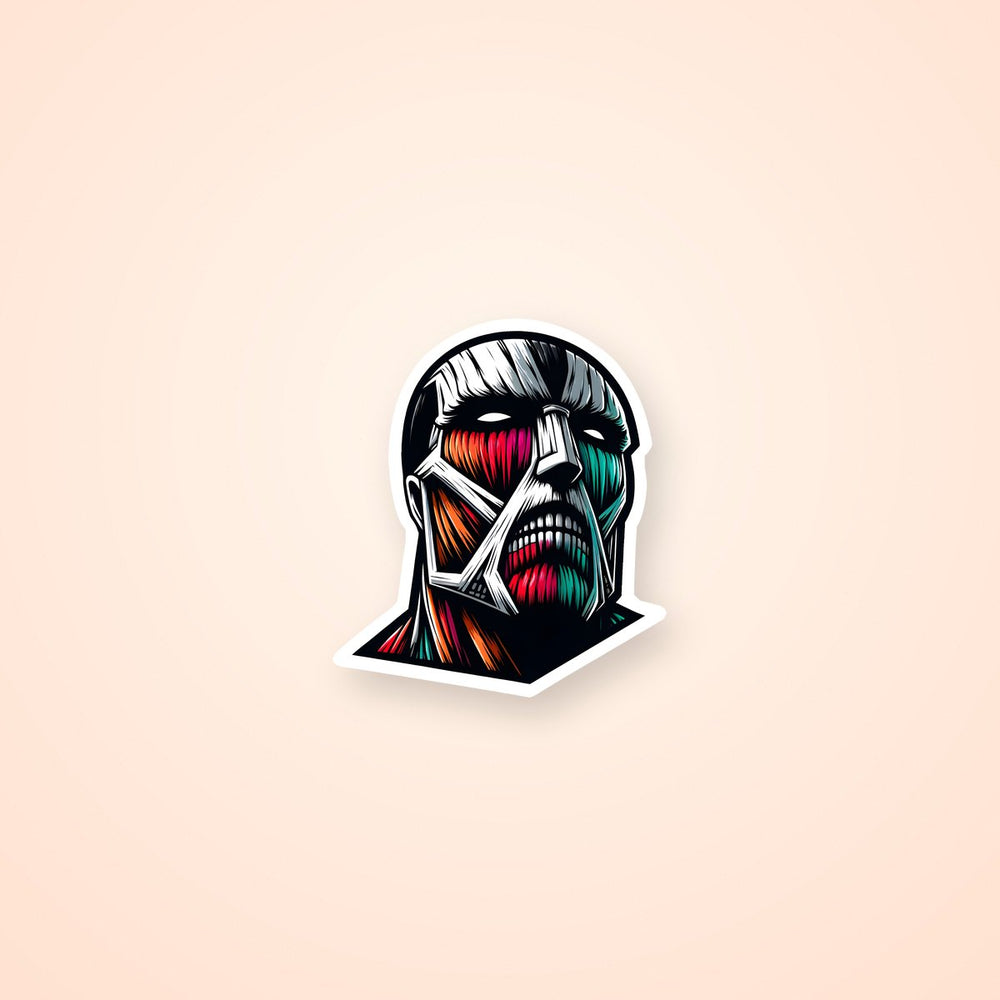 Aot Titan Art Sticker