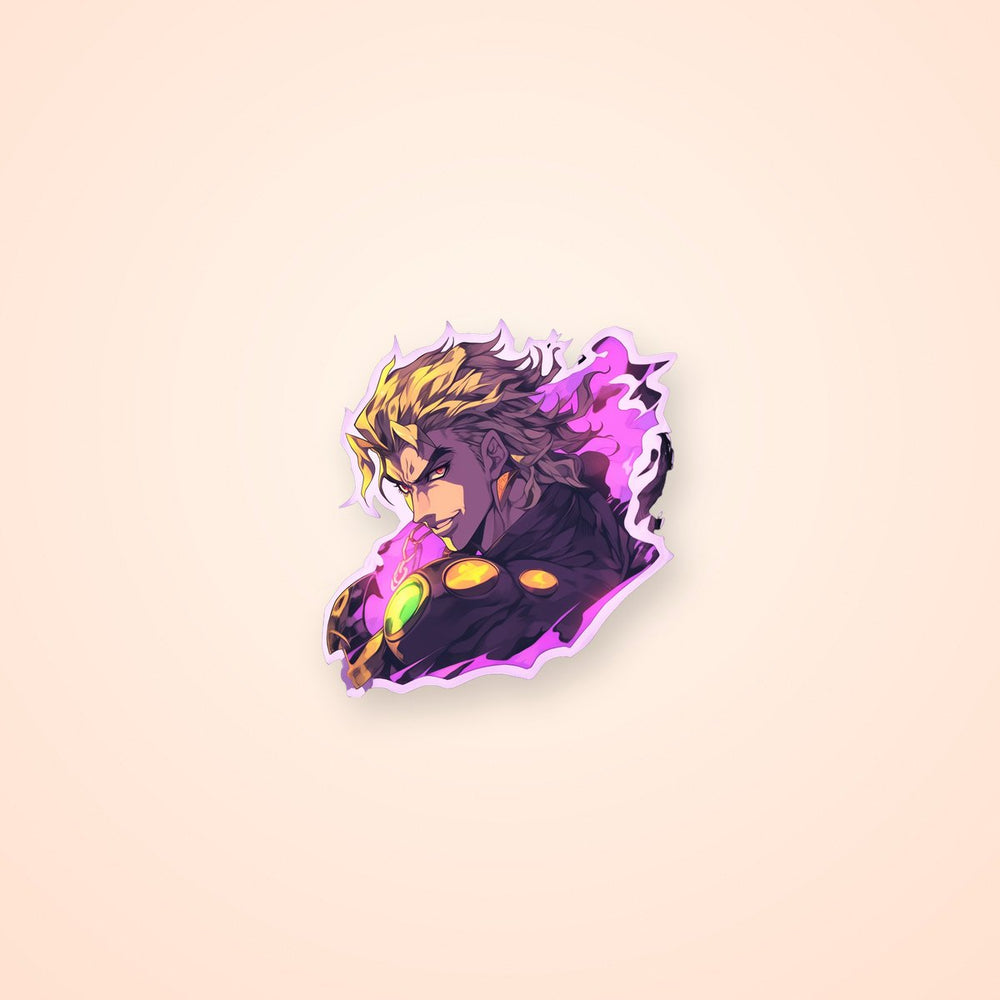 Jojo’S Bizarre Adventure Aesthetic Purple Dio Brando Sticker
