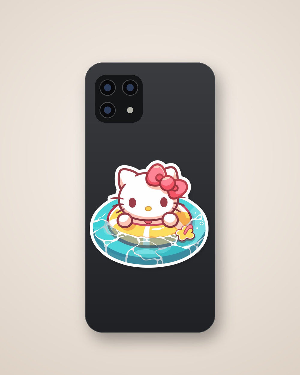 Hello Kitty Pool Float Summer Vibes Sticker