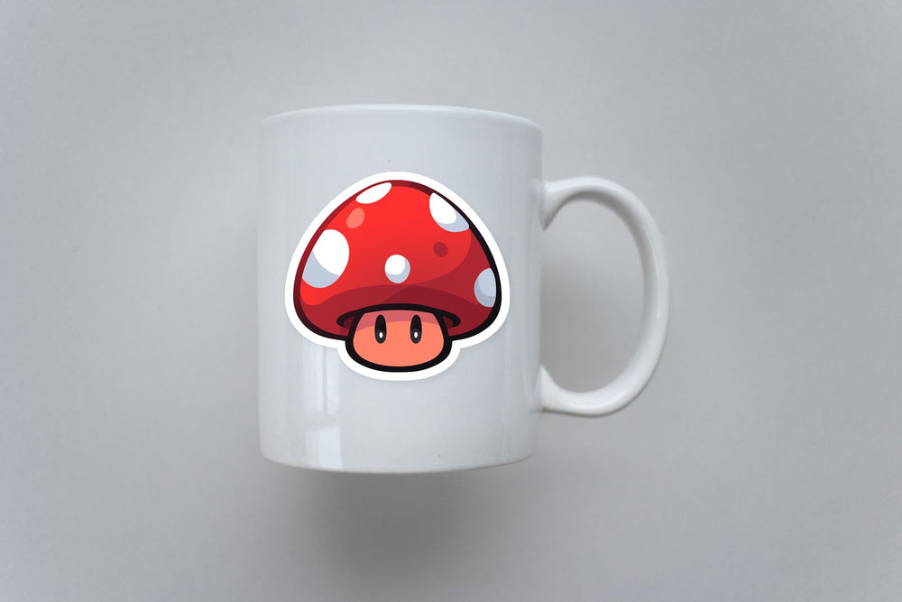 Mario Super Mushroom 2D Sticker
