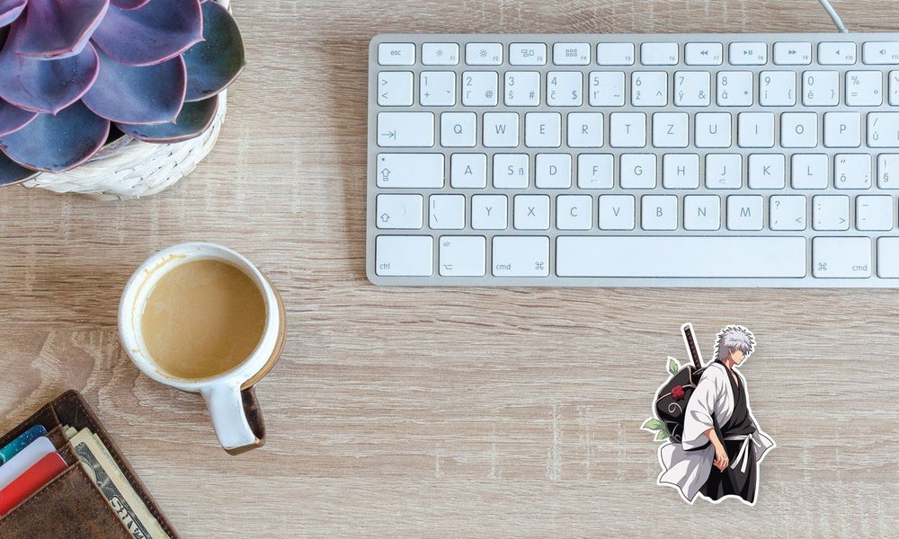 Gintama Sakata Gintoki Anime Sticker