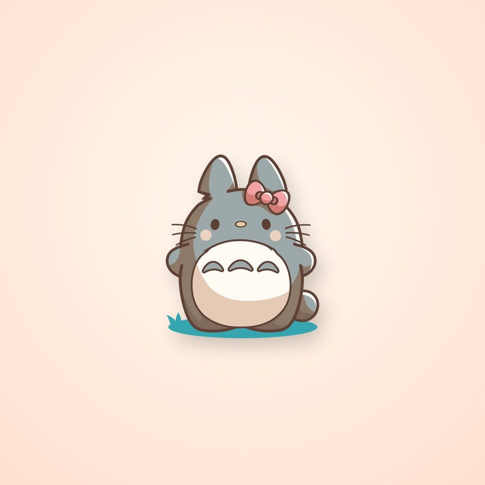 Totoro Kawaii Hello Kitty Sticker