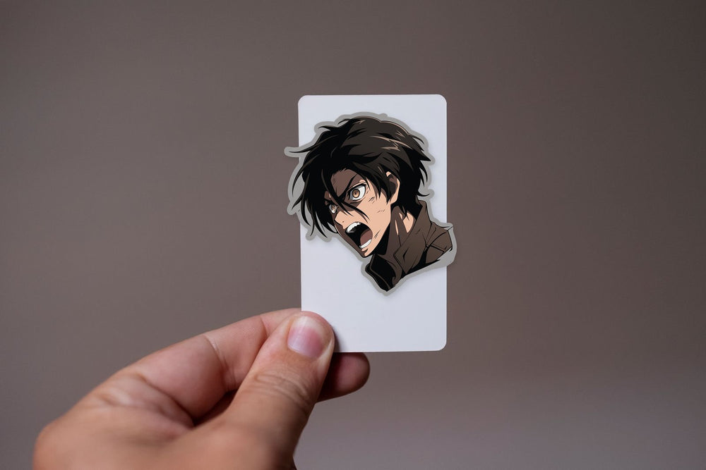 Aot Eren Jaeger Screams Sticker