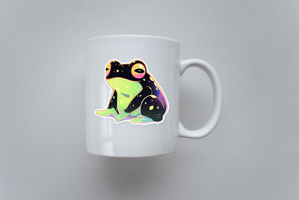 Trippy Frog Sticker