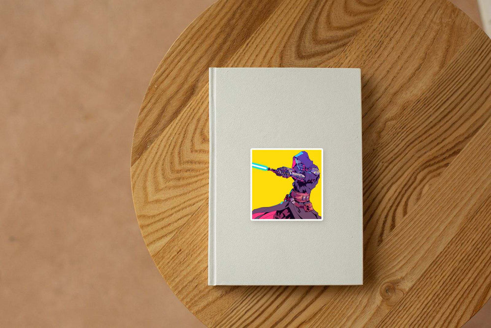 Star Wars Cyberpunk Jedi Warrior Sticker