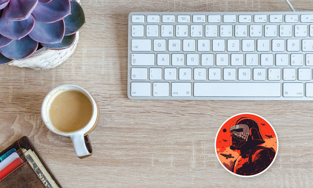 Kylo Ren Star Wars Red Sticker