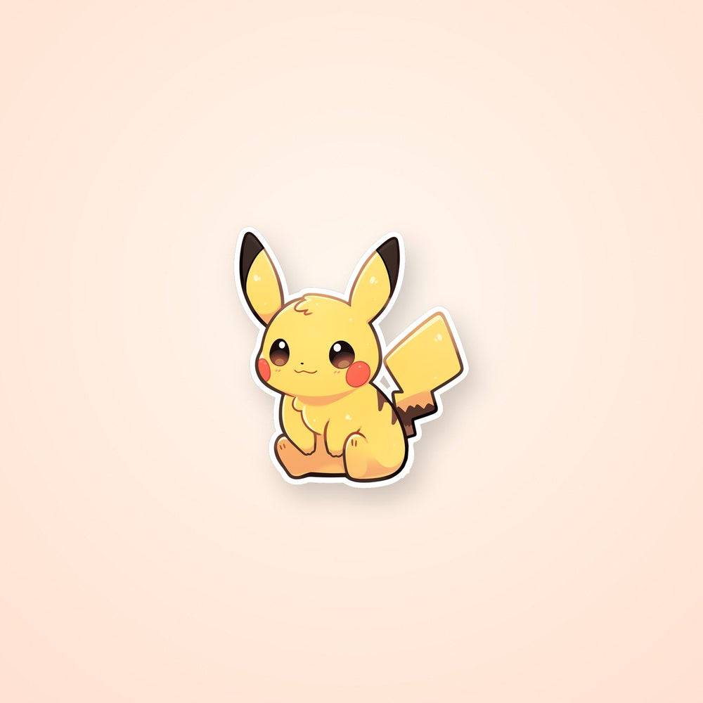 Pikachu with Bangs Pokemon Sticker