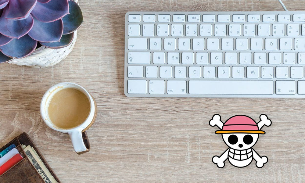 One Piece Jolly Roger Logo Sticker